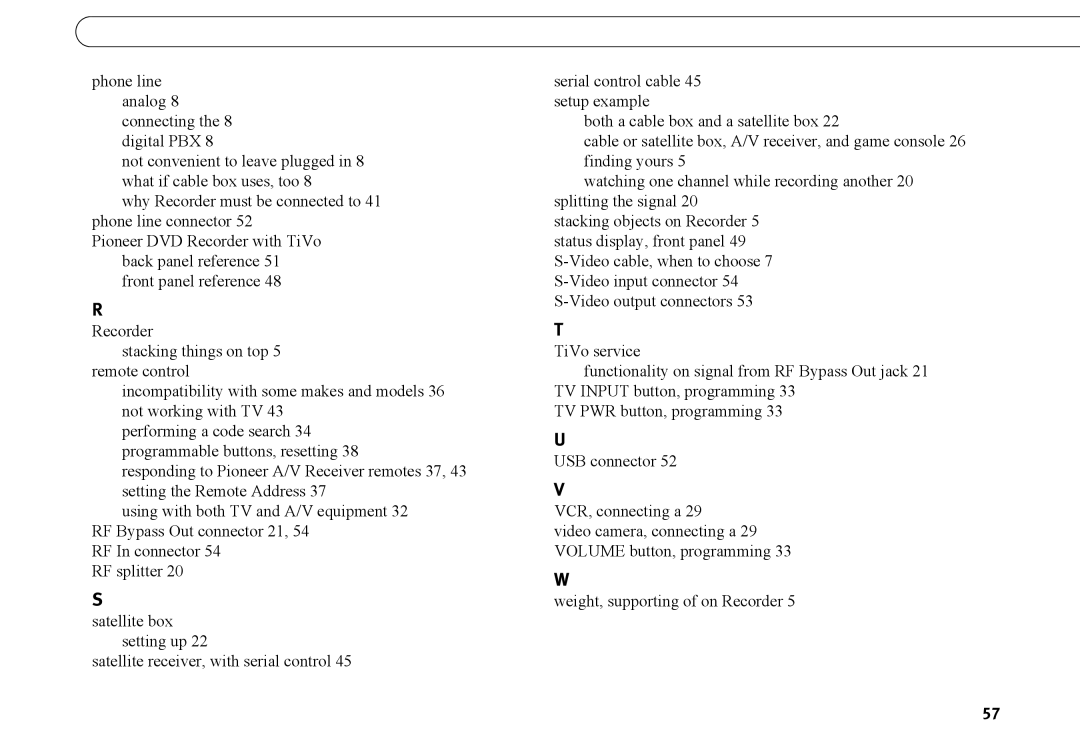 TiVo series 2 operating instructions 