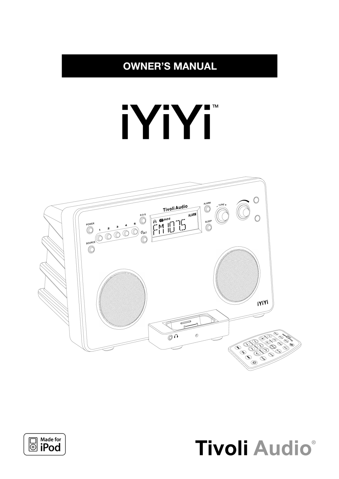 Tivoli Audio IYIYI owner manual IYiYiTM 