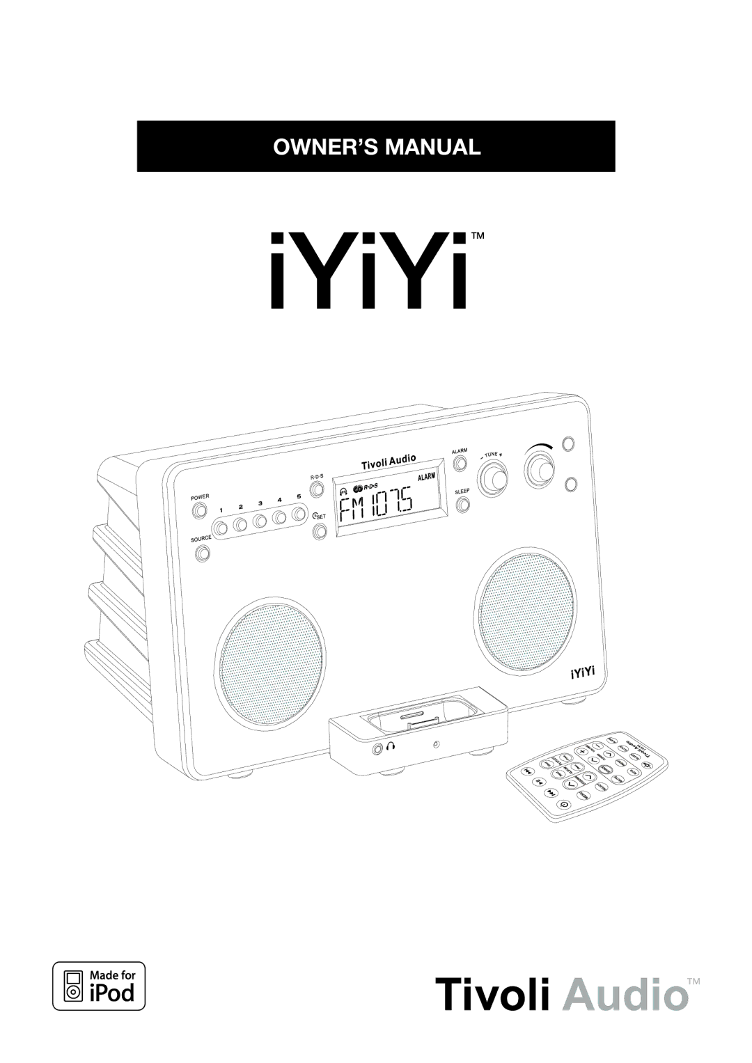 Tivoli Audio Sound System owner manual IYiYiTM 