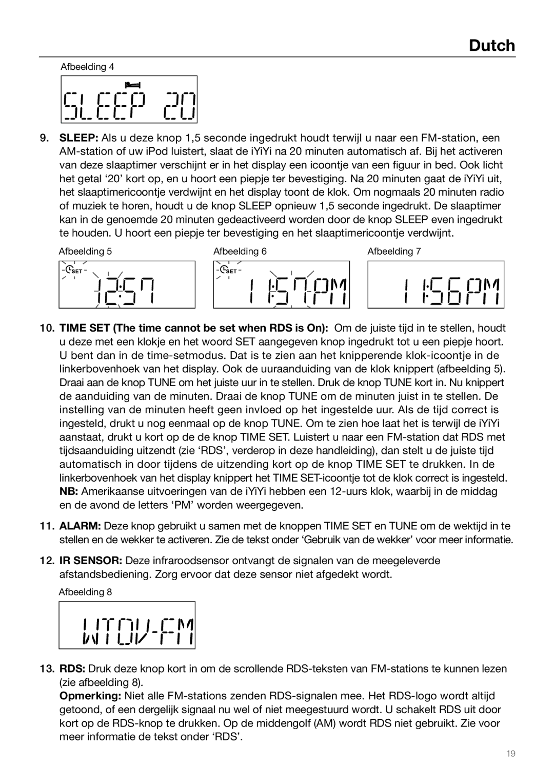 Tivoli Audio Sound System owner manual Dutch 