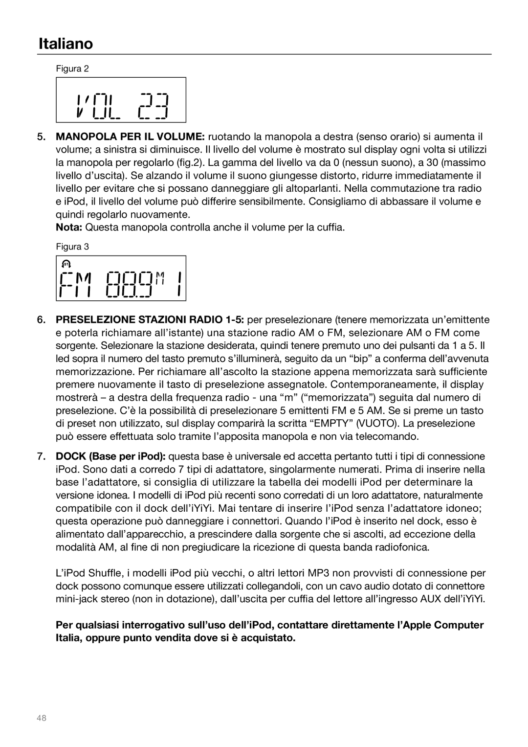 Tivoli Audio Sound System owner manual Italiano 