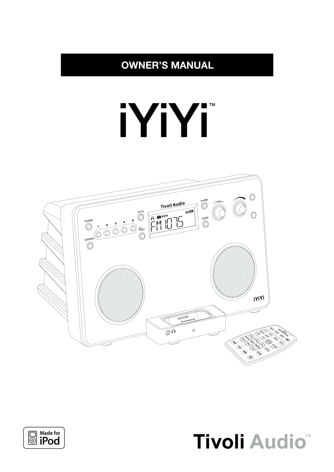 Tivoli Audio Sound System owner manual iYiYiTM 