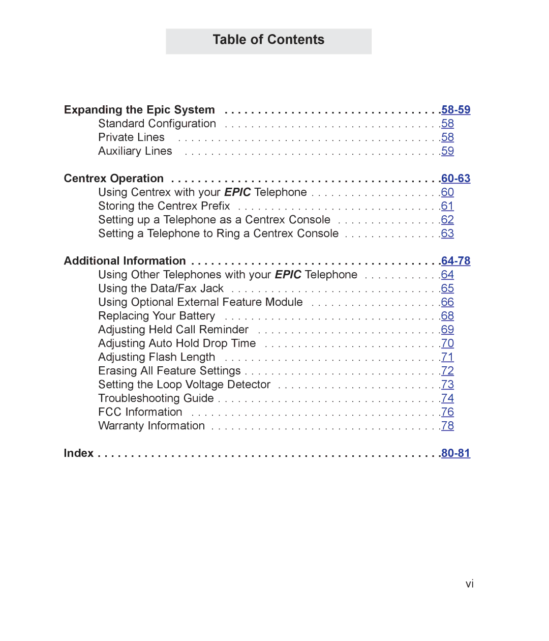 TMC ET4000 manual Expanding the Epic System, Additional Information, Index 