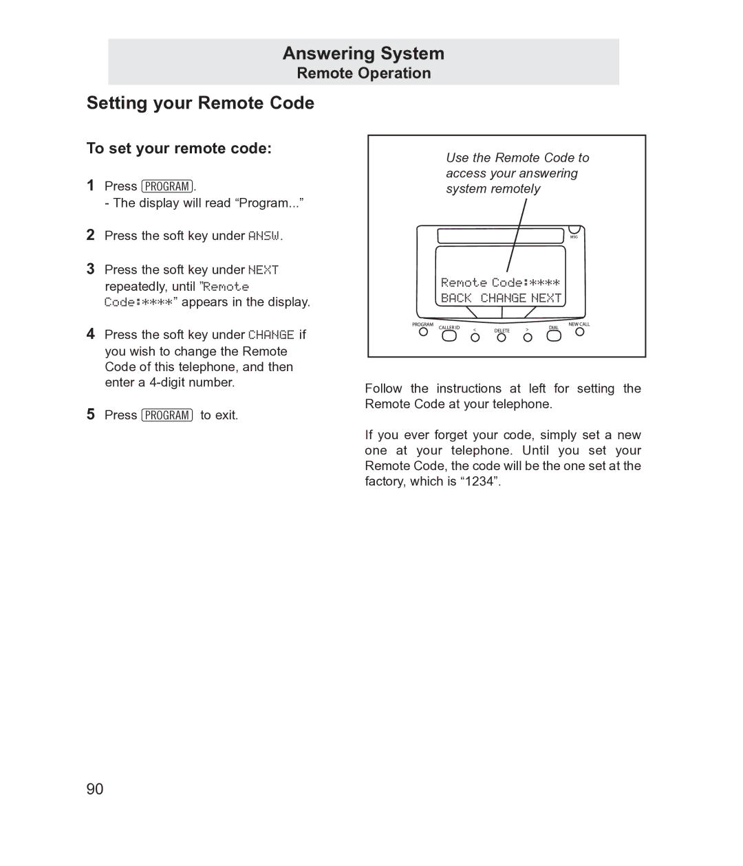 TMC EV4500 manual Remote Operation, Use the Remote Code to 