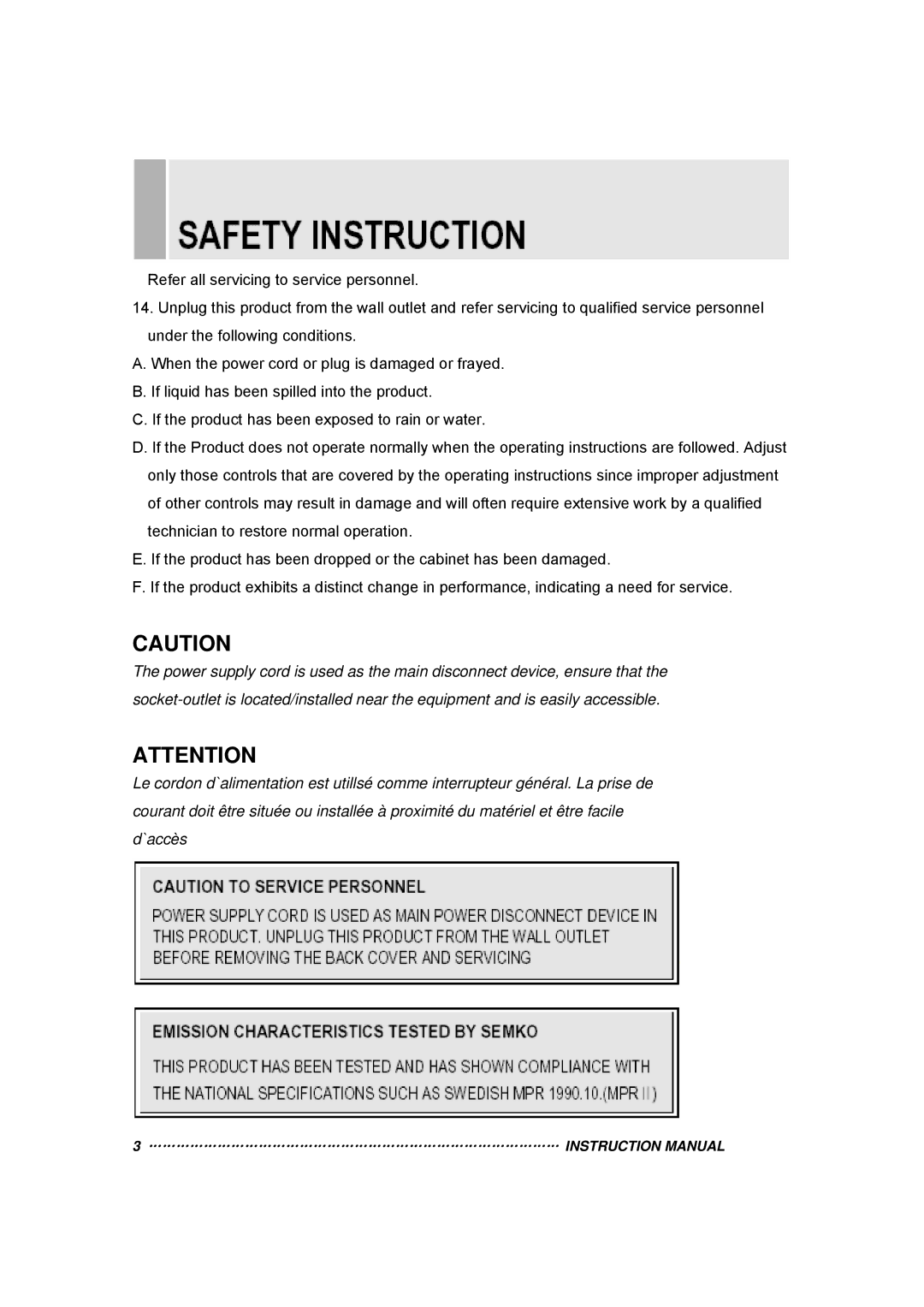 TOA Electronics 15RTV instruction manual 