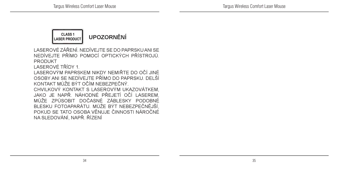 TOA Electronics 410-1689-203A/AMW51EU manual Upozornění 