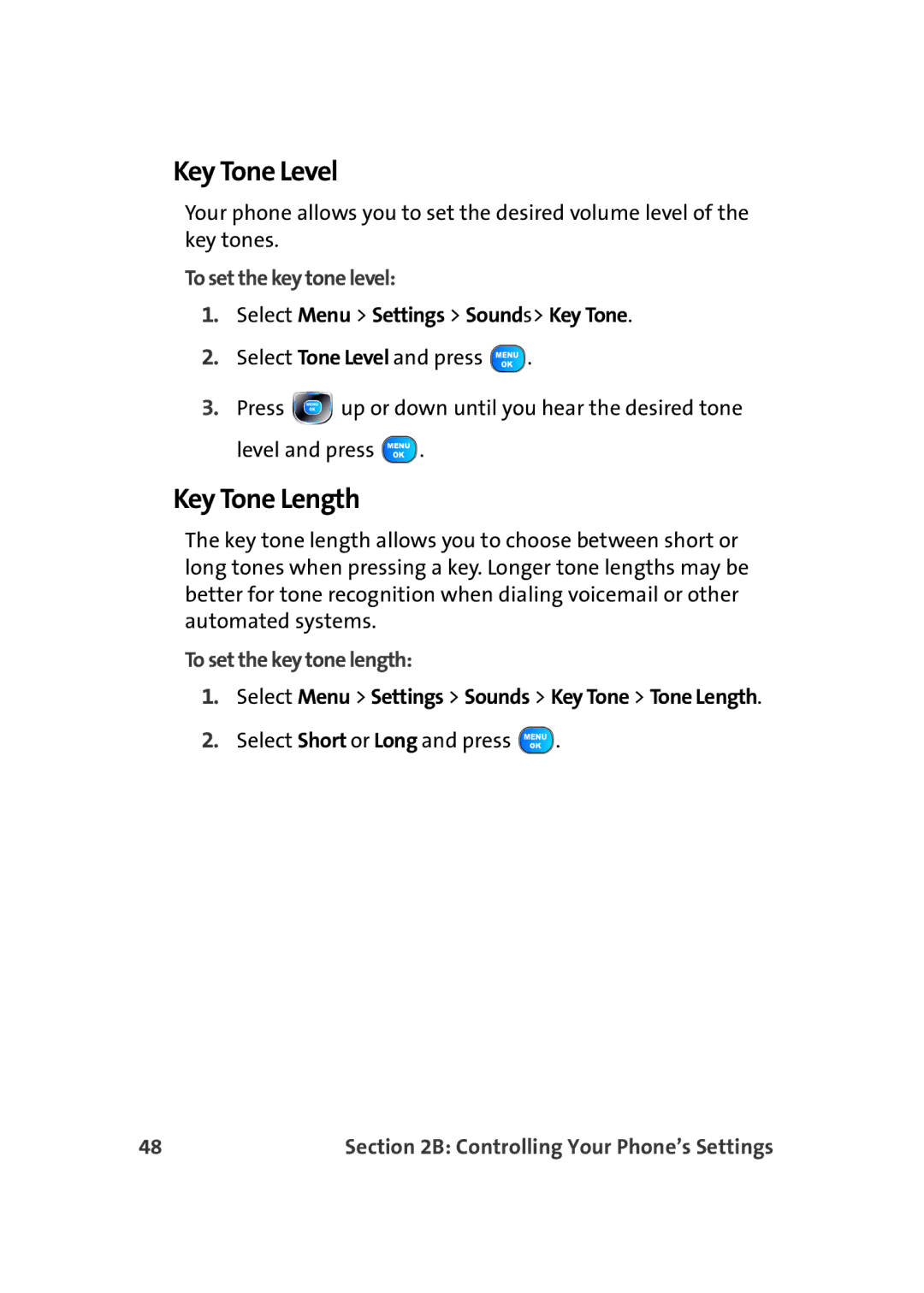 TOA Electronics A920 manual Key Tone Level, Key Tone Length, To set the key tone level, To set the key tone length 