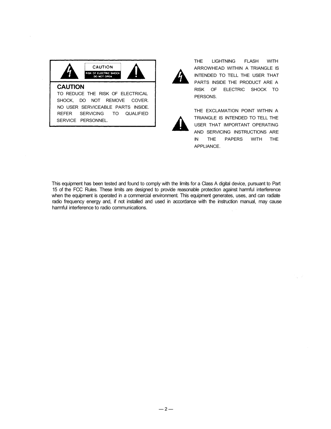 TOA Electronics BA-800 manual Harmful interference to radio communications 