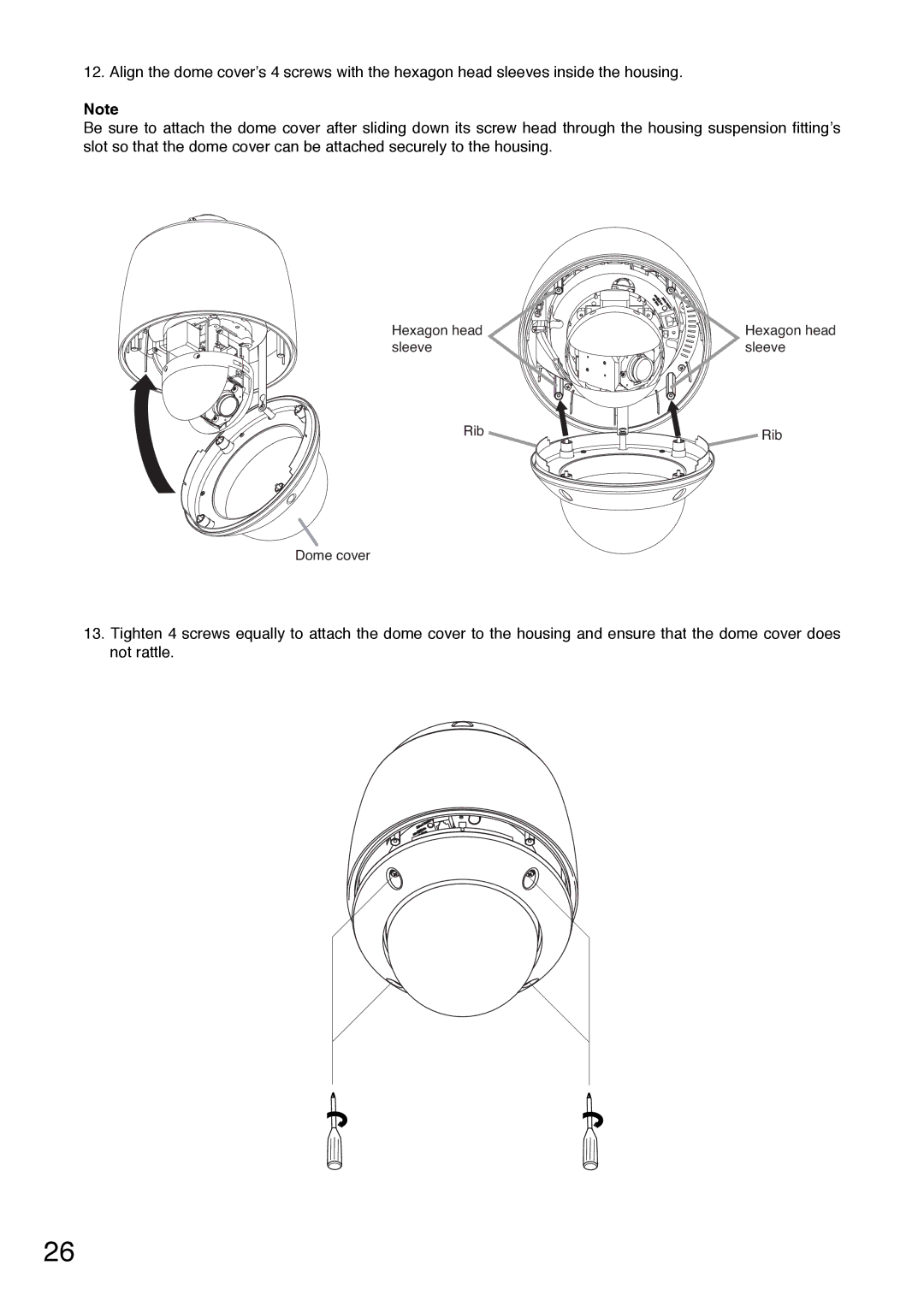 TOA Electronics C-CC714 NT installation manual Hexagon head 