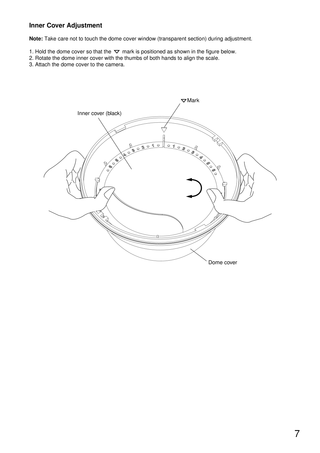 TOA Electronics C-CV24-2 NTSC instruction manual Inner Cover Adjustment 