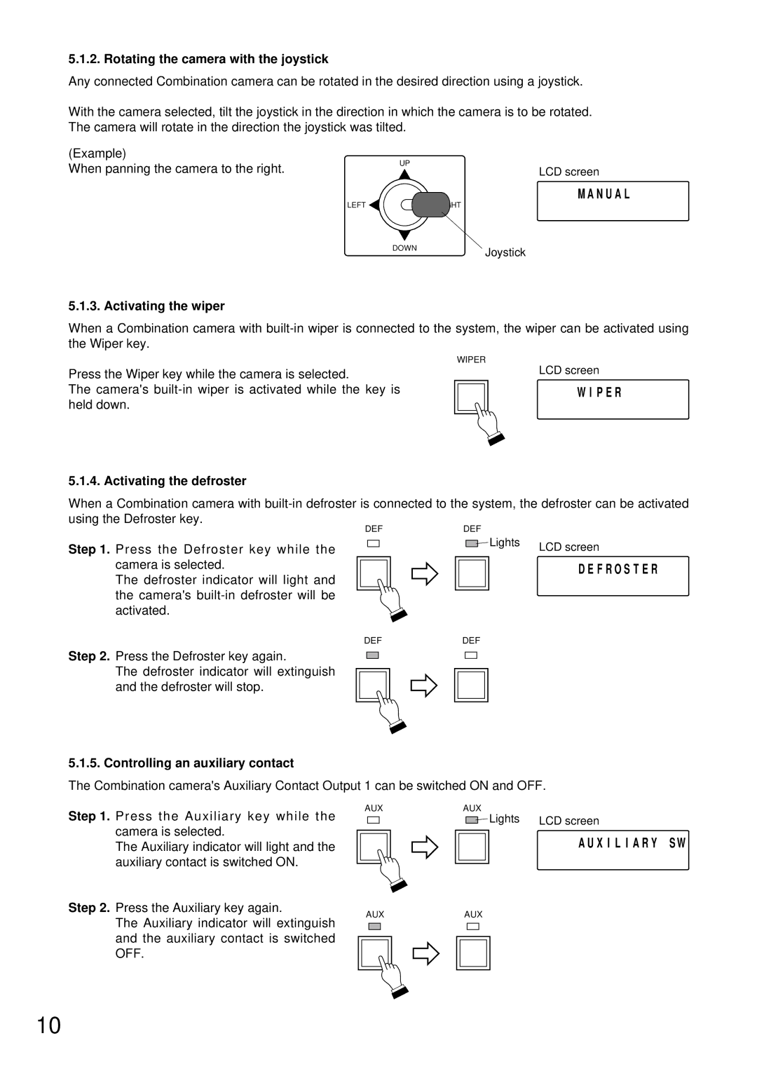 TOA Electronics C-RM500 operating instructions N U a L, P E R, F R O S T E R, X I L I a R Y S W 