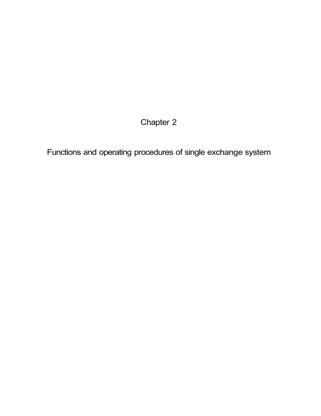 TOA Electronics CP-66 operating instructions Functions and operating procedures of single exchange system 