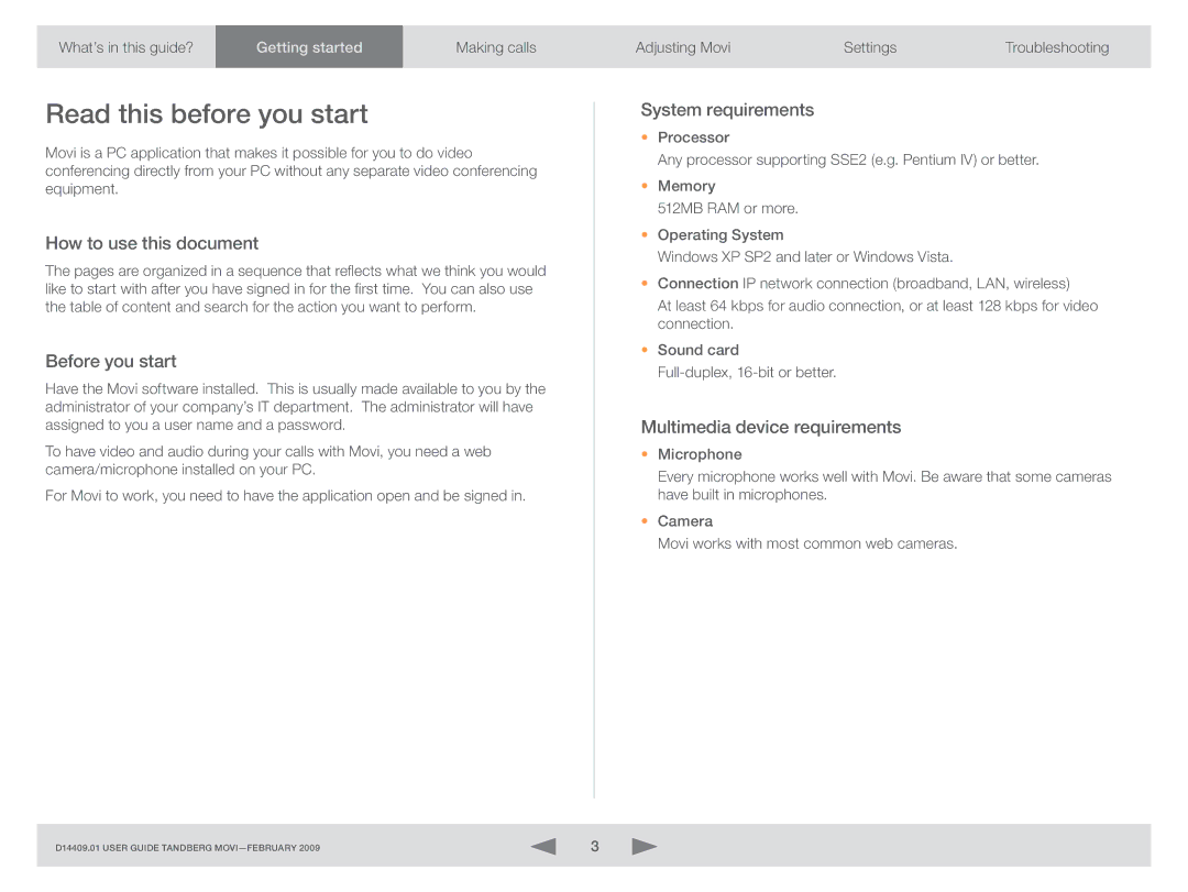 TOA Electronics D14409.01 Read this before you start, How to use this document, Before you start, System requirements 