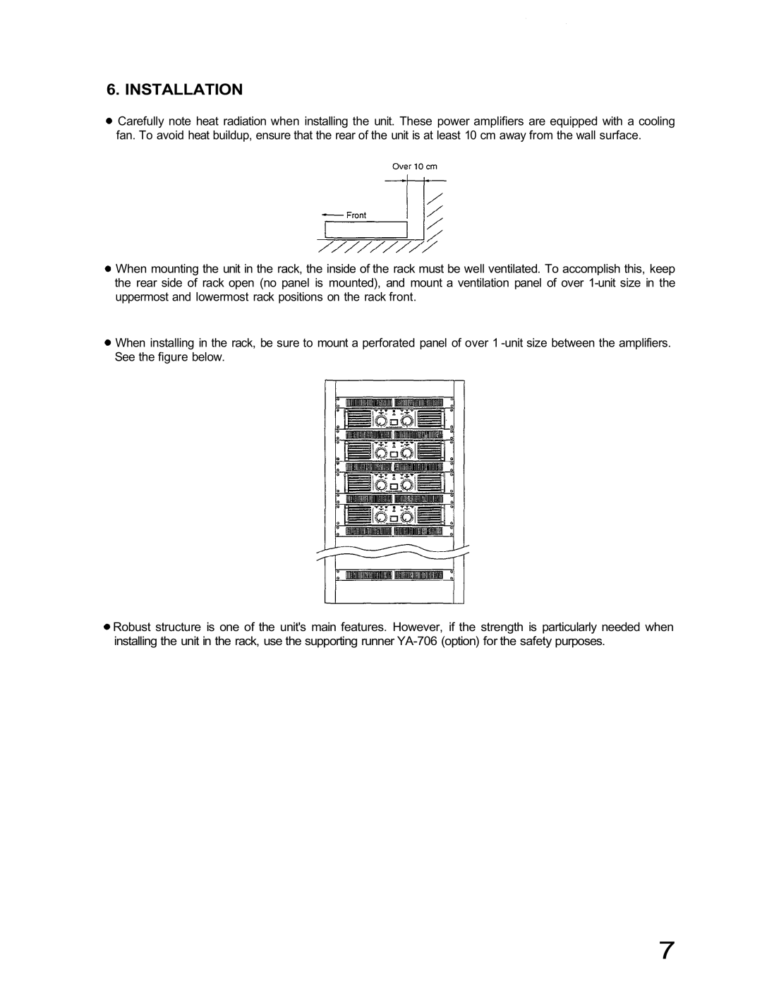 TOA Electronics IP-300D, IP-600D, IP-450D dimensions Installation 