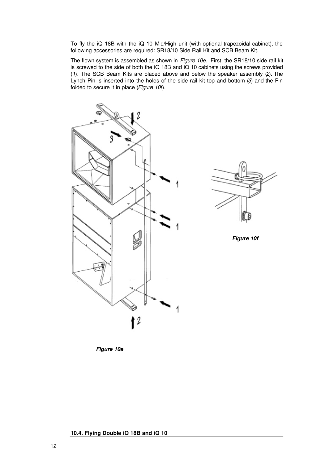 TOA Electronics IQ 18B user manual Flying Double iQ 18B and iQ 