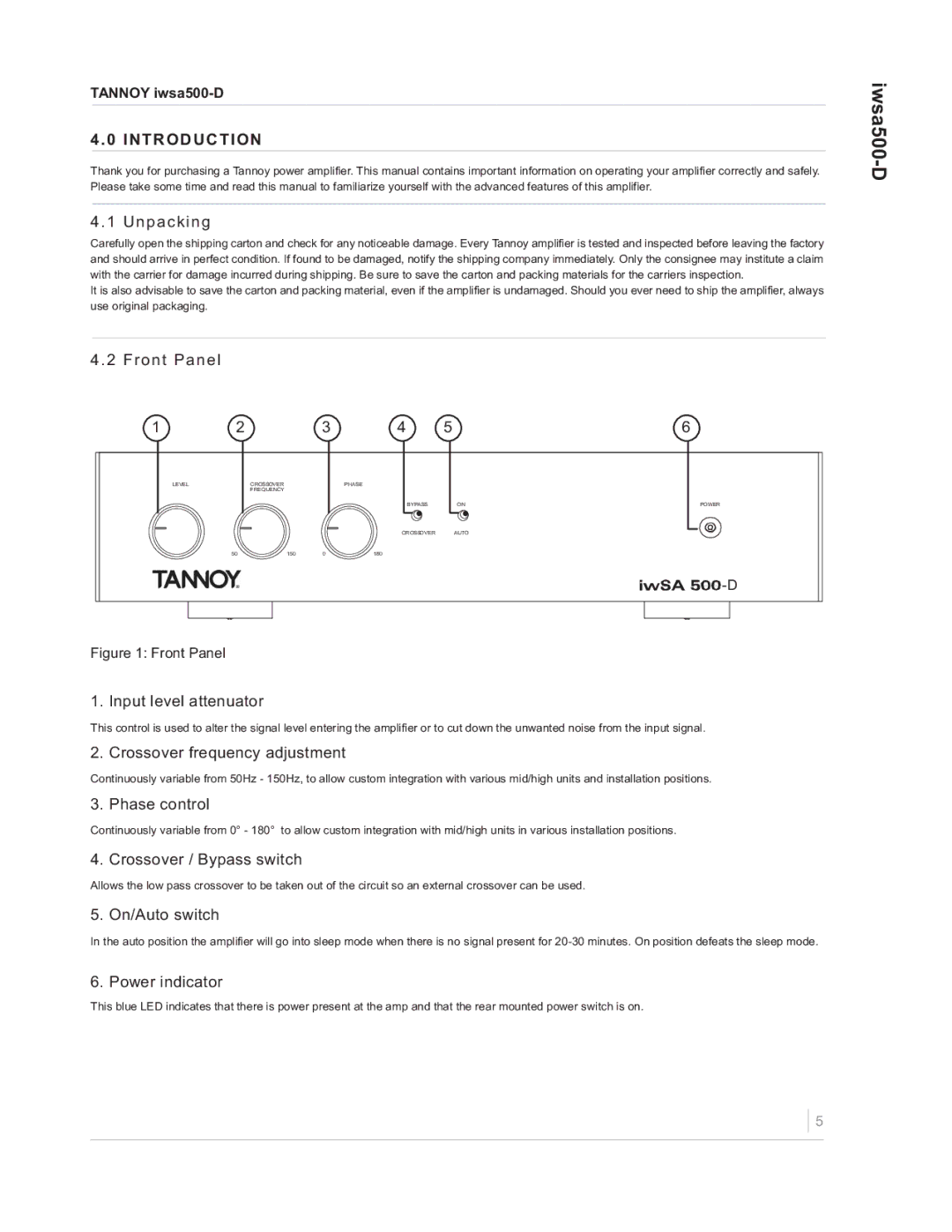 TOA Electronics IWSA500-D owner manual Introduction 