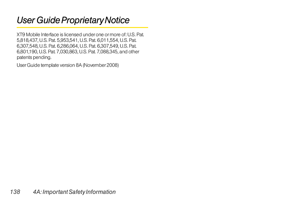 TOA Electronics SCP-2700, SCP2700KBL manual User Guide Proprietary Notice, 138 4A Important Safety Information 