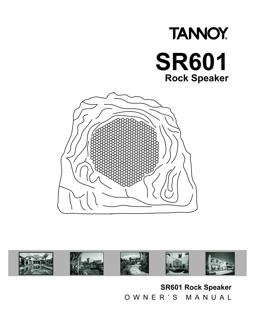 TOA Electronics owner manual SR601 Rock Speaker, O W N E R ’ S M A N U A L 