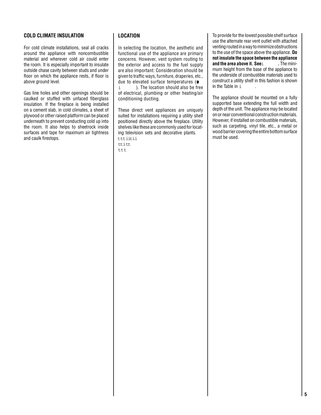 TOA Electronics SSDV-3328 installation instructions Cold Climate Insulation, Location 