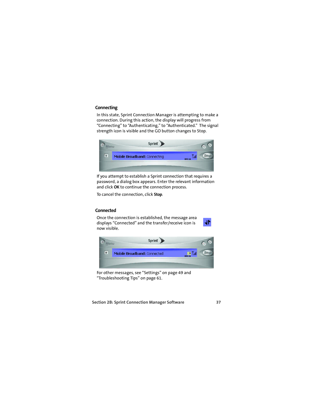 TOA Electronics U720 manual Connecting, Connected 