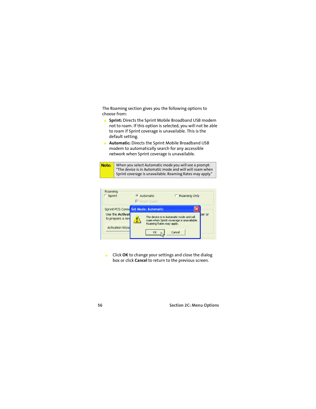 TOA Electronics U720 manual Menu Options 