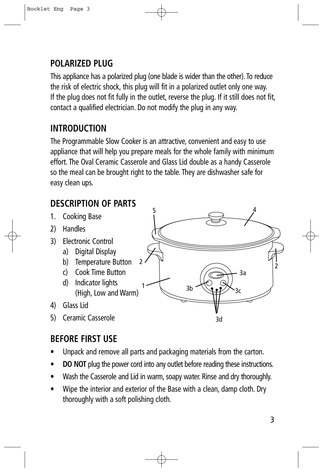 Toastess TSC-310 manual Polarized Plug, Introduction, Before First USE 