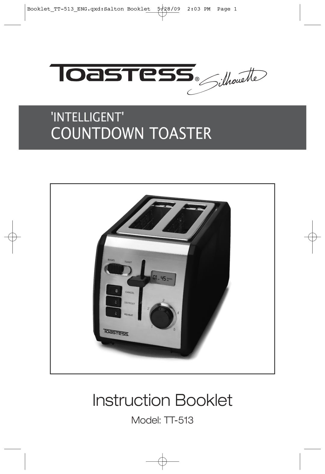 Toastess TT-513 manual Instruction Booklet 