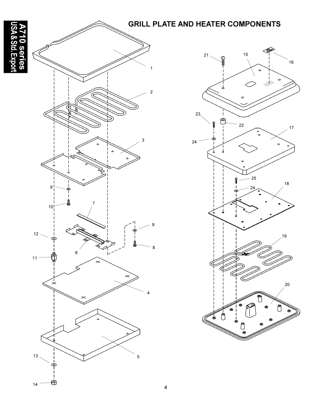 Toastmaster A710SA, A710PAU, A710PA74, A710U, A7106-A manual 