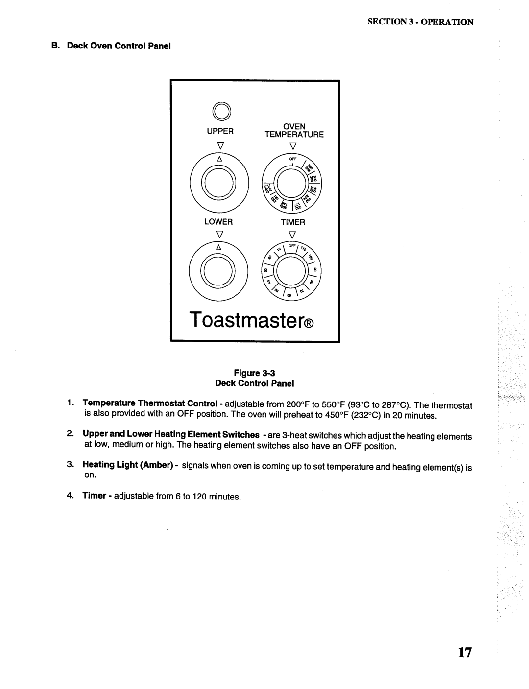 Toastmaster MH36, RH36, CO36 manual 