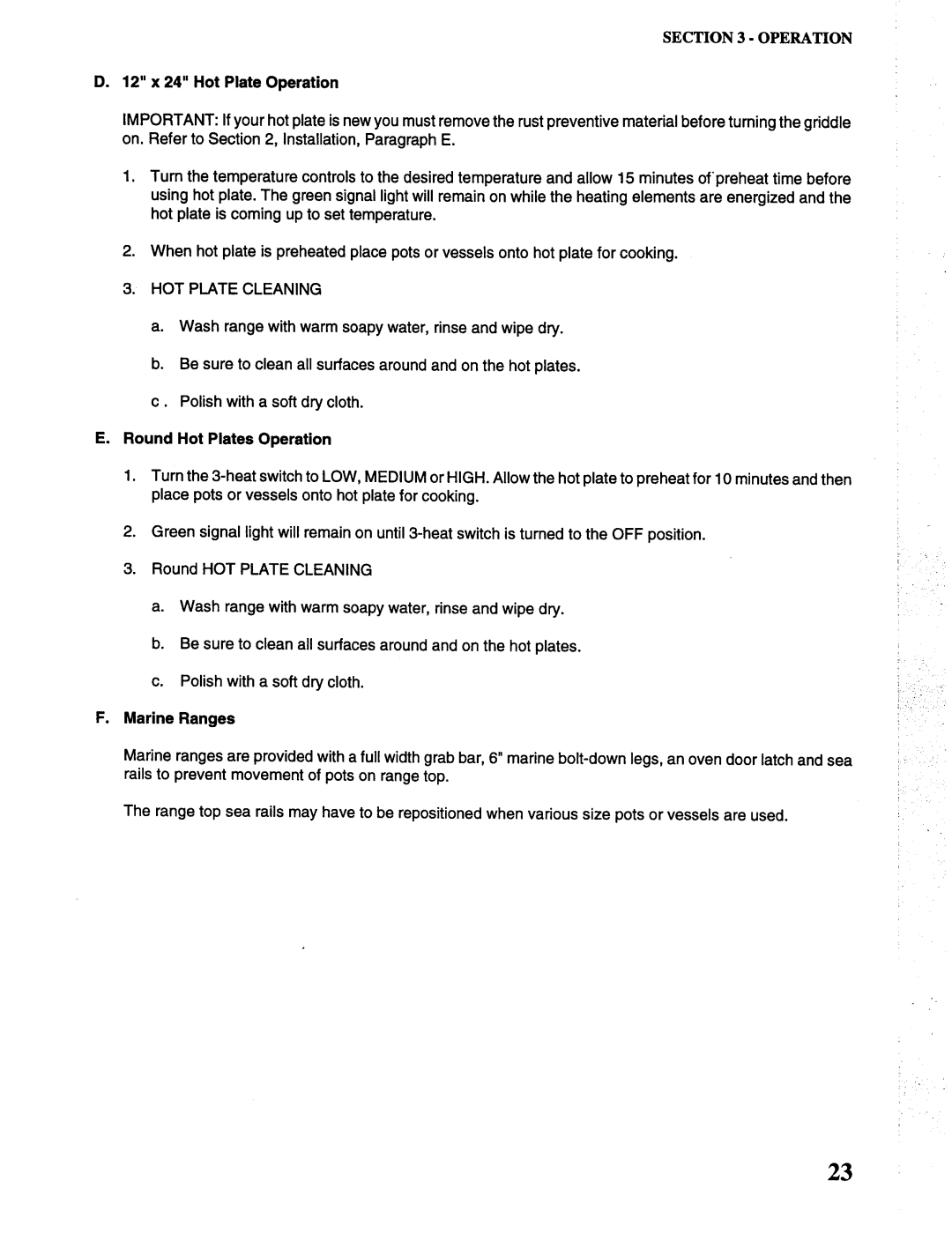 Toastmaster MH36, RH36, CO36 manual 