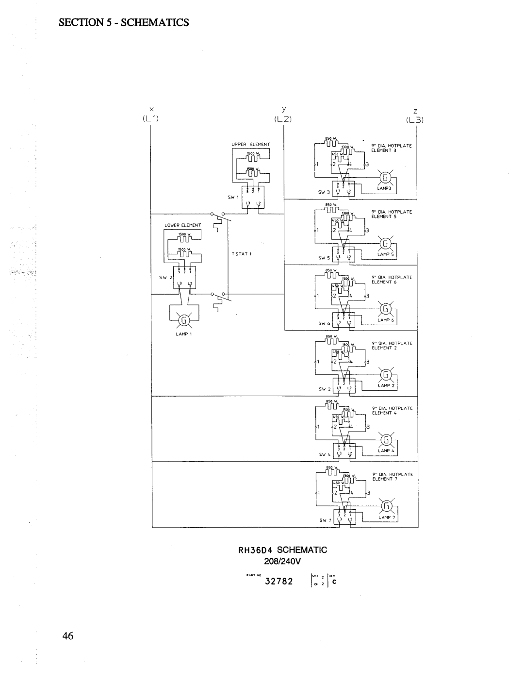 Toastmaster CO36, MH36, RH36 manual 