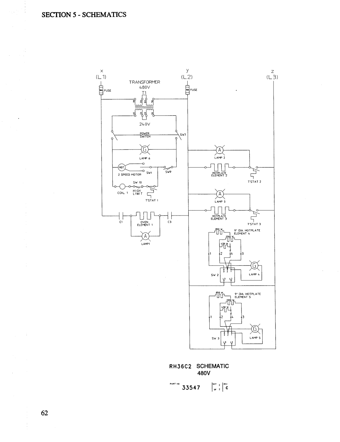 Toastmaster MH36, RH36, CO36 manual 