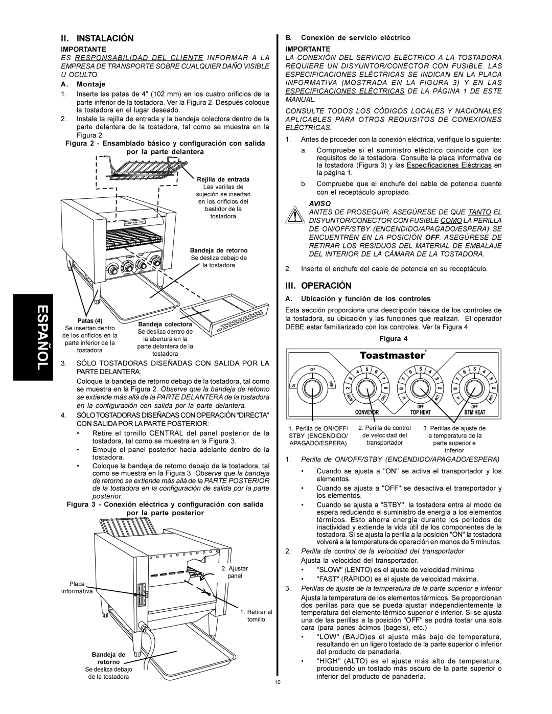 Toastmaster TC21D, TC17D manual 