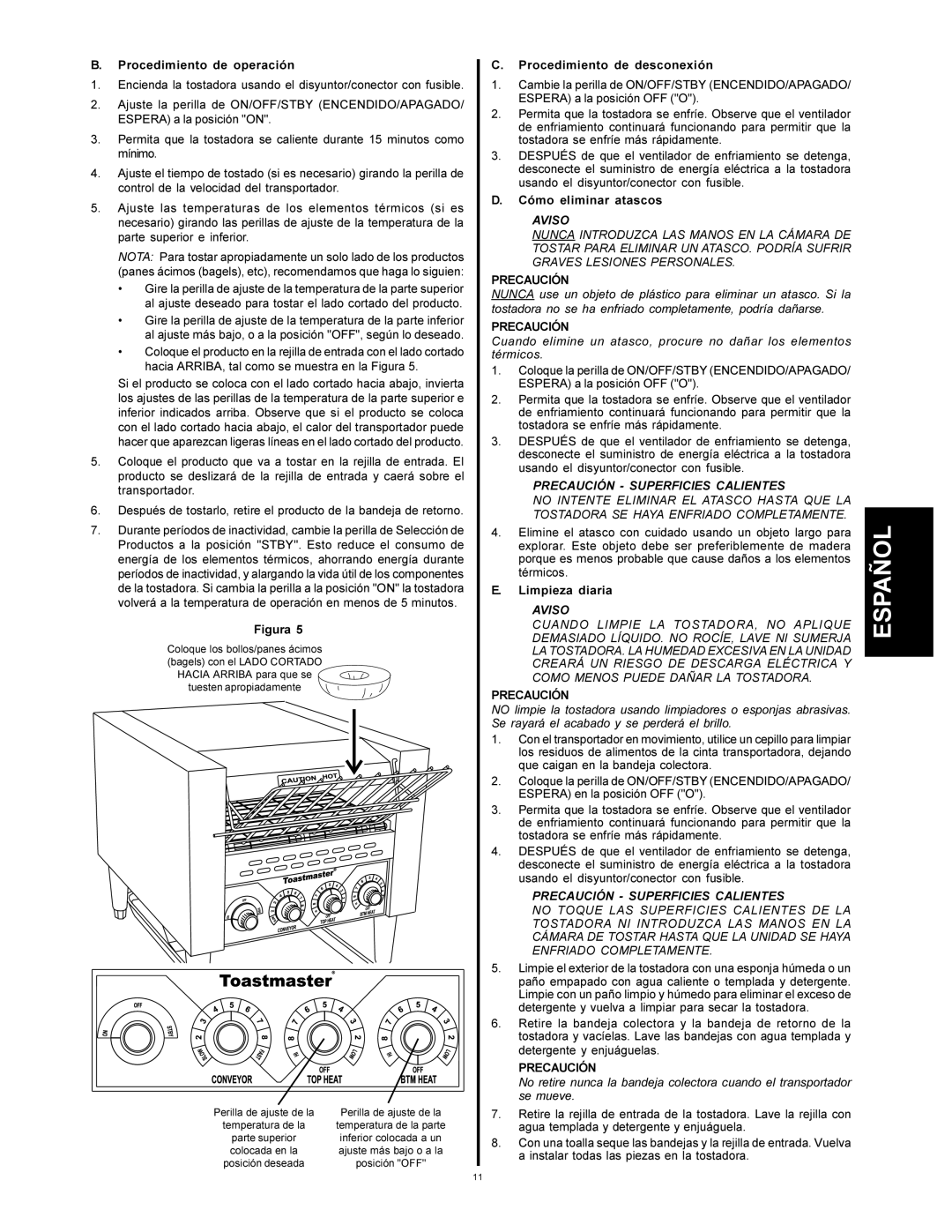 Toastmaster TC17D, TC21D manual 