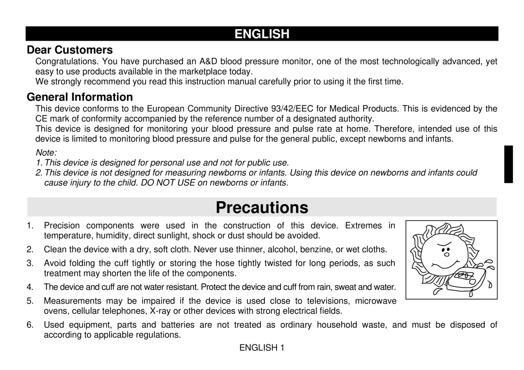 Toastmaster UB-328 instruction manual Precautions, Dear Customers, General Information 