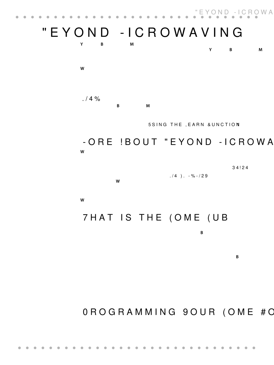 Toastmaster WBYMW1 manual More About Beyond Microwaving, What is the Home Hub?, Programming Your Home Code Selector 