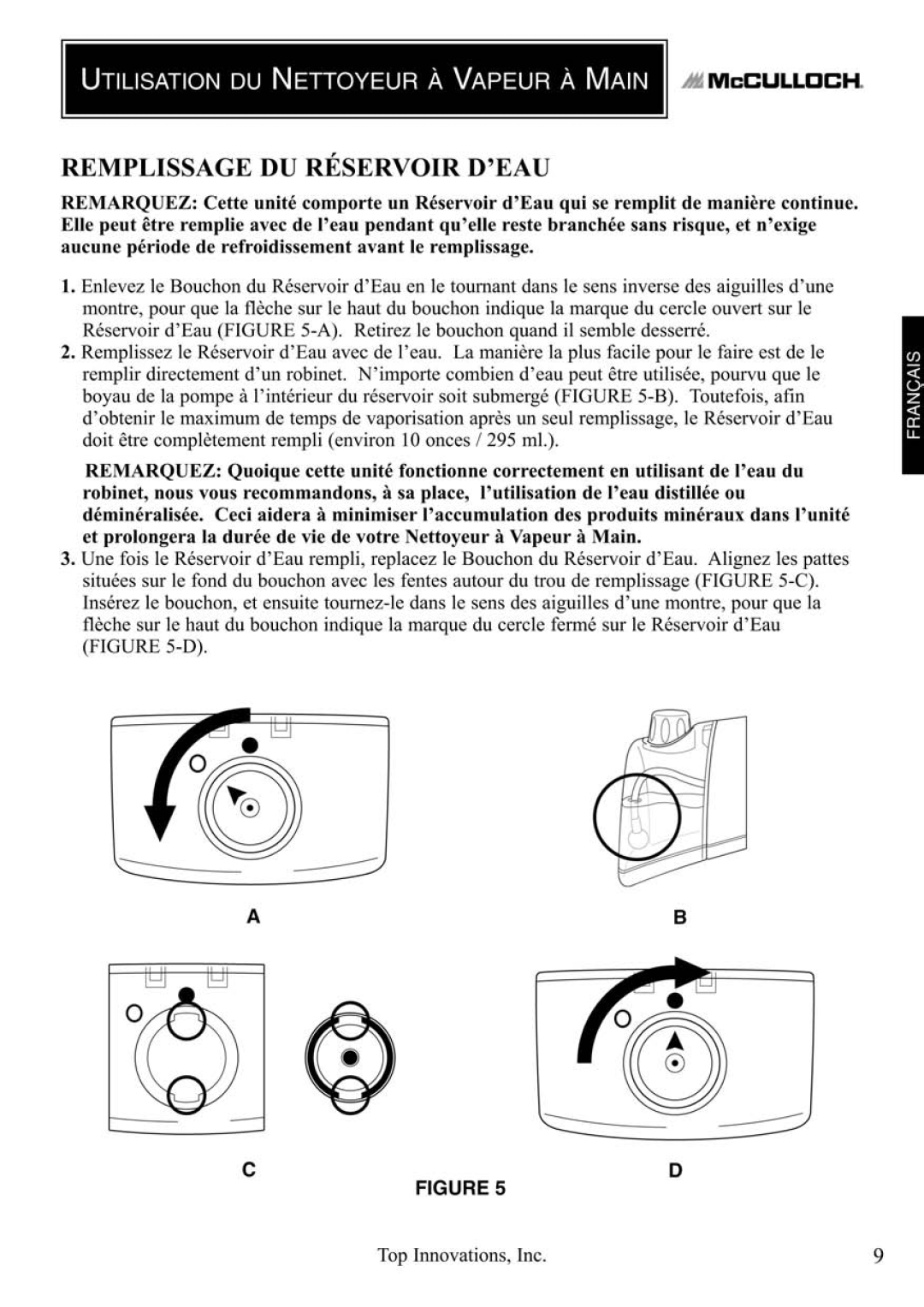 Top Innovations MC1235 manual 