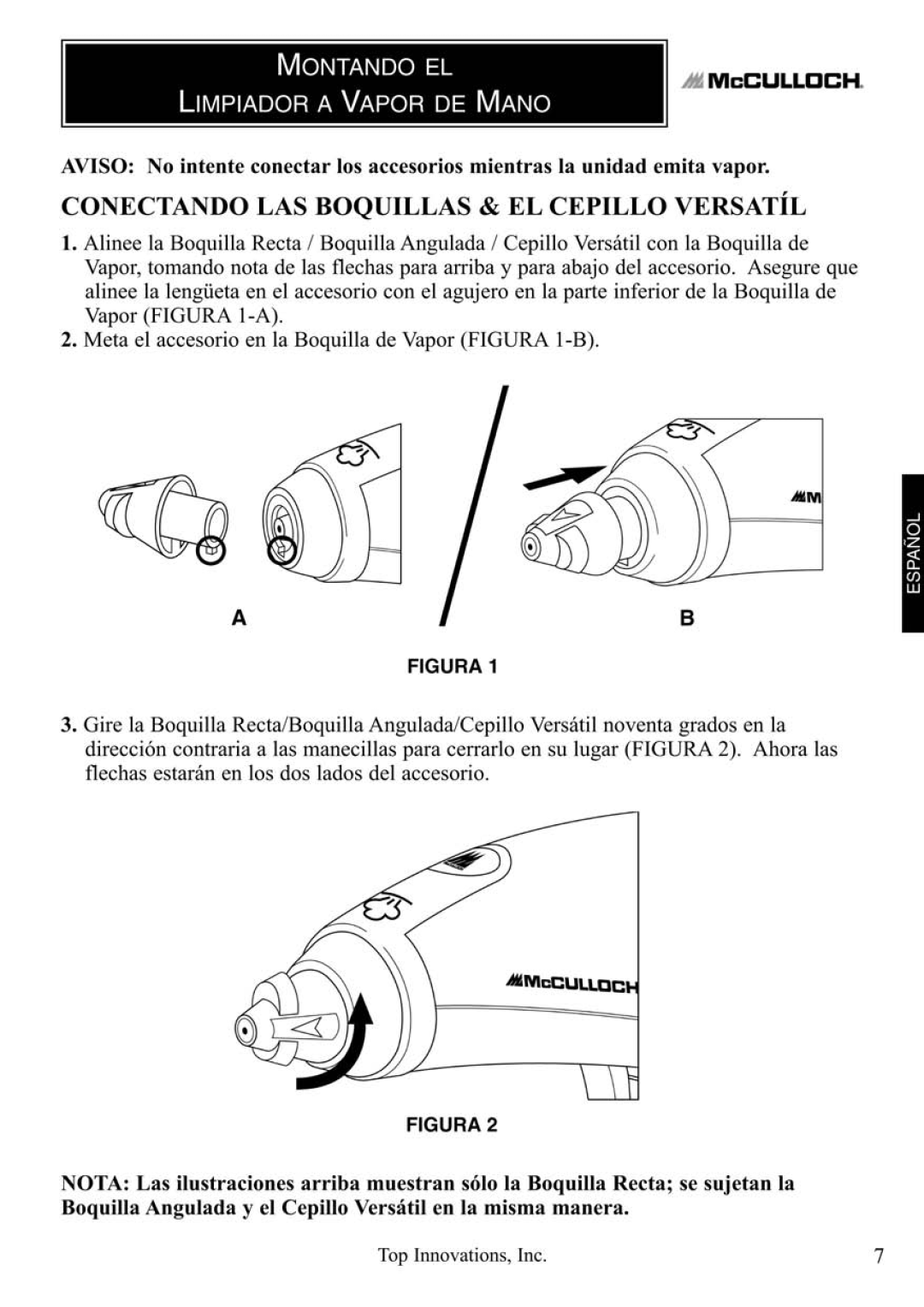 Top Innovations MC1235 manual 