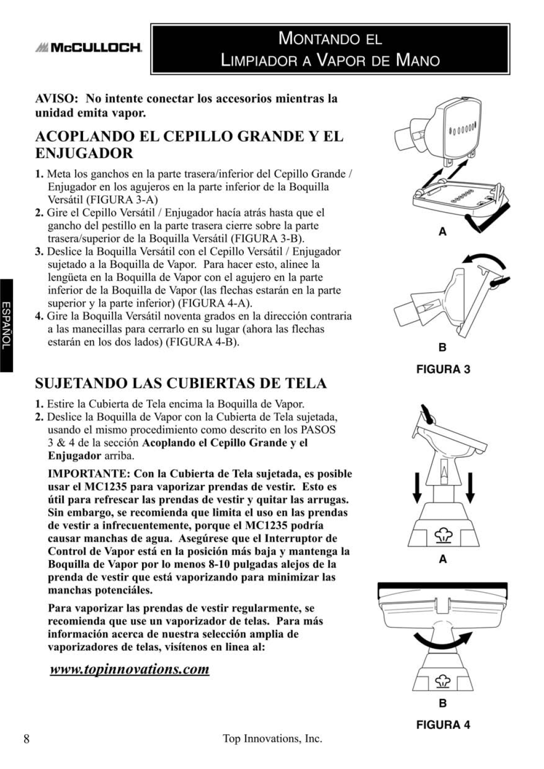 Top Innovations MC1235 manual 