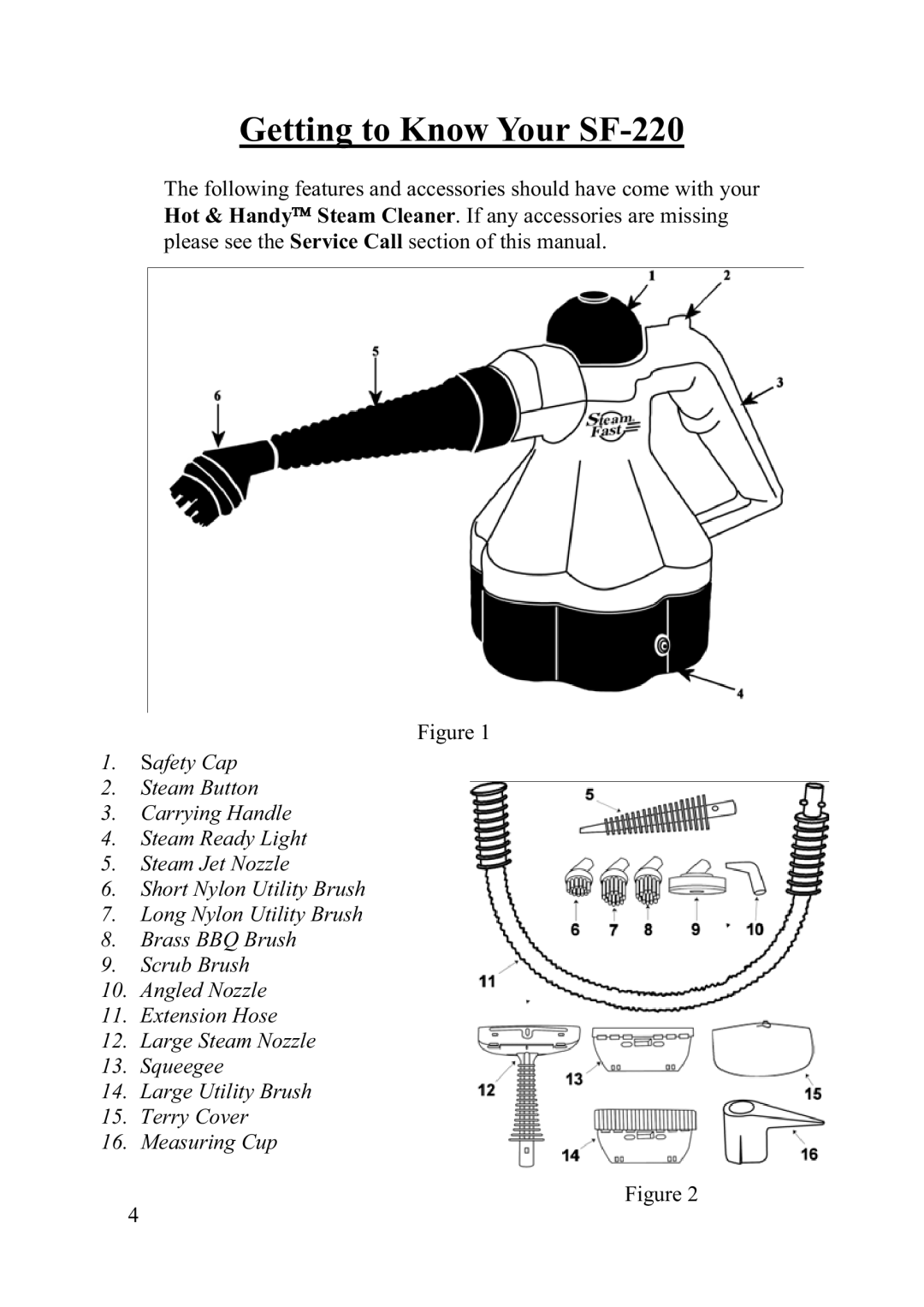 Top Innovations instruction manual Getting to Know Your SF-220 