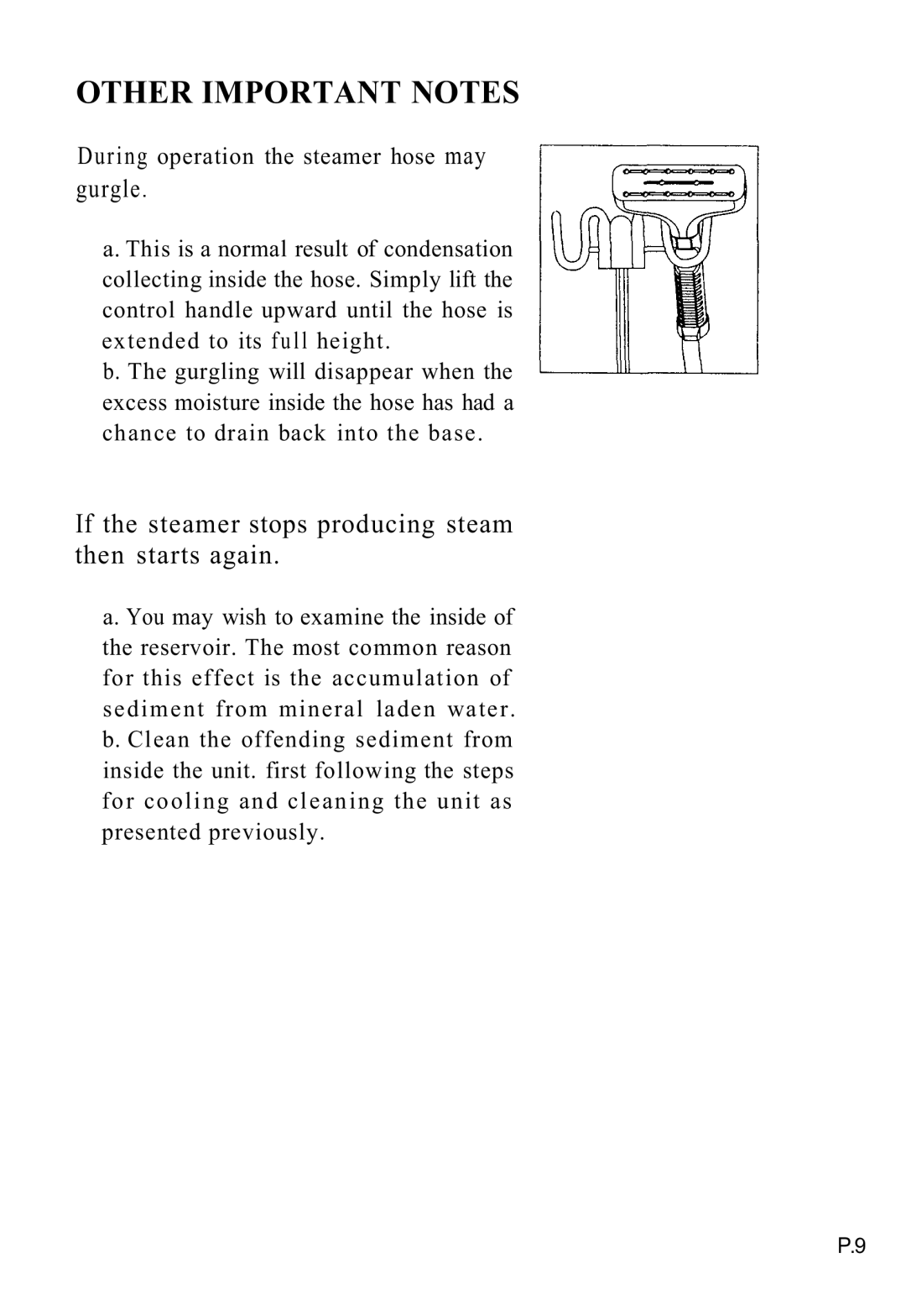 Top Innovations SP-350 manual Other Important Notes 