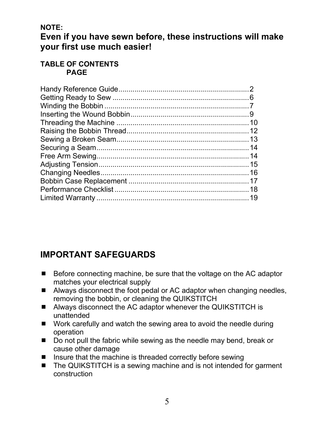 Top Innovations SP-402 owner manual Important Safeguards, Table of Contents 