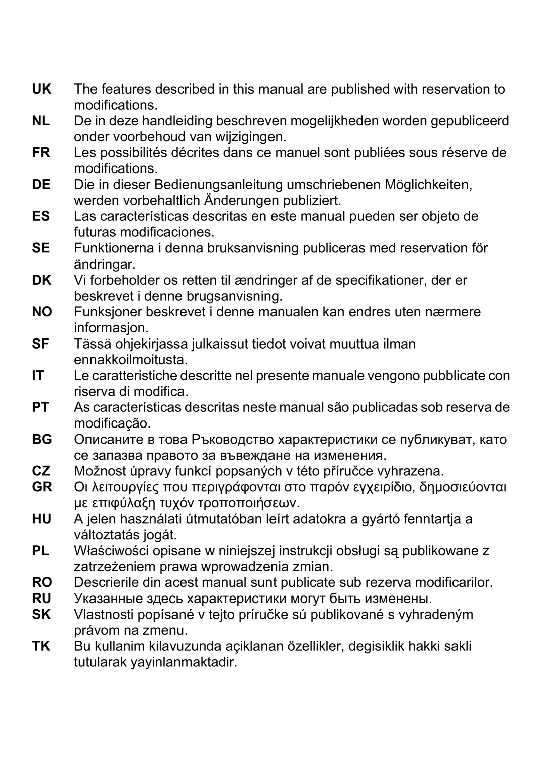 Topcom 100 manual 