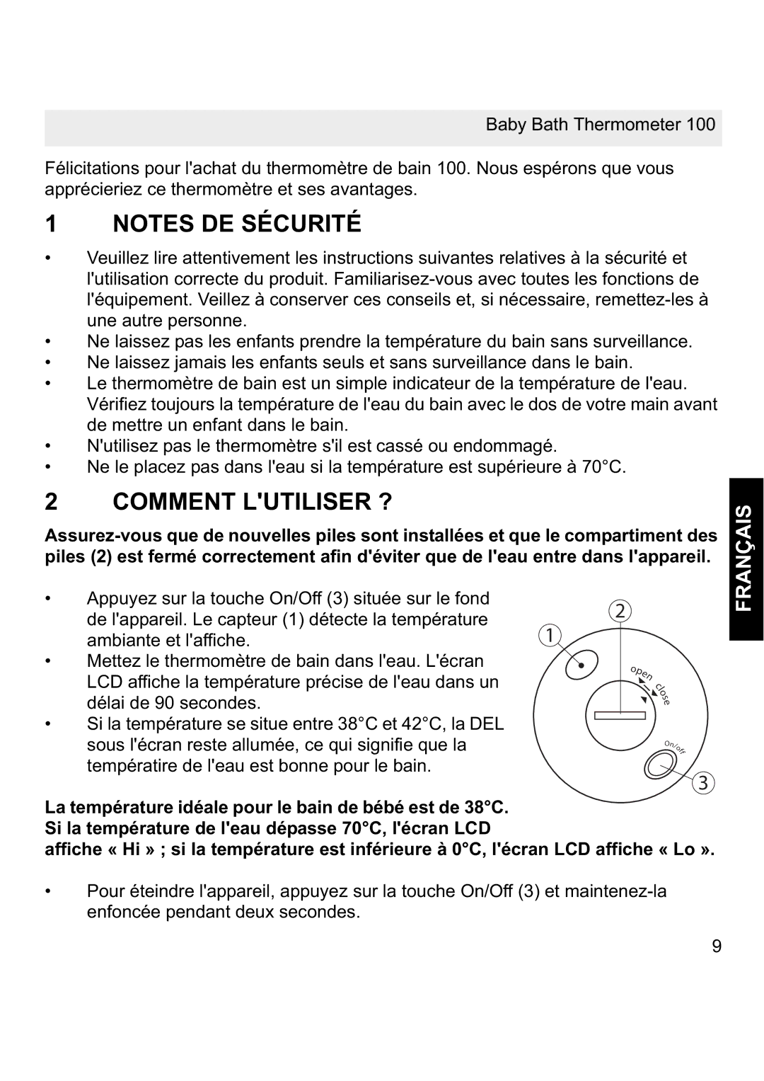 Topcom 100 manual Comment Lutiliser ?, Français 