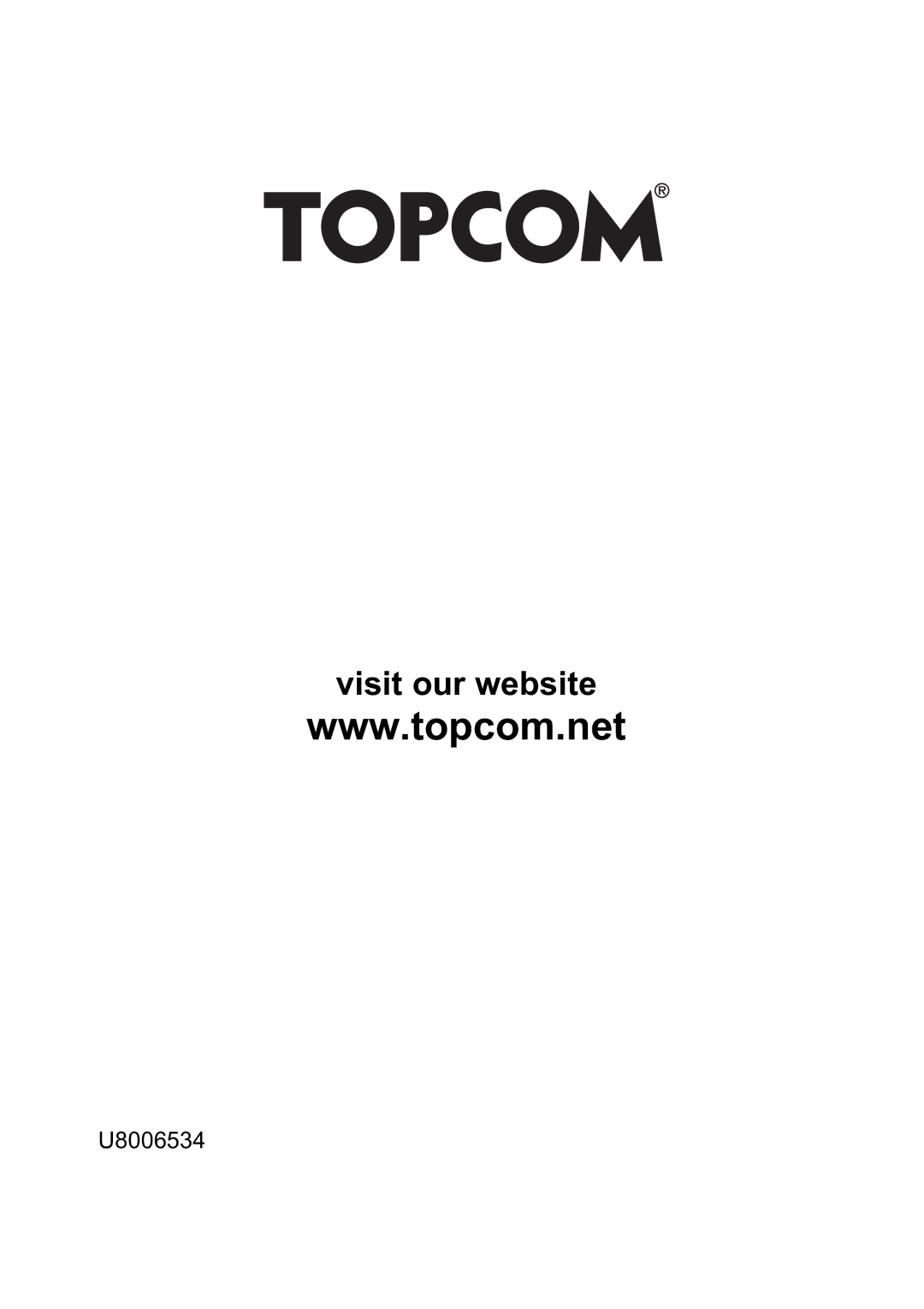 Topcom 1010 Elelgant manual Visit our website 