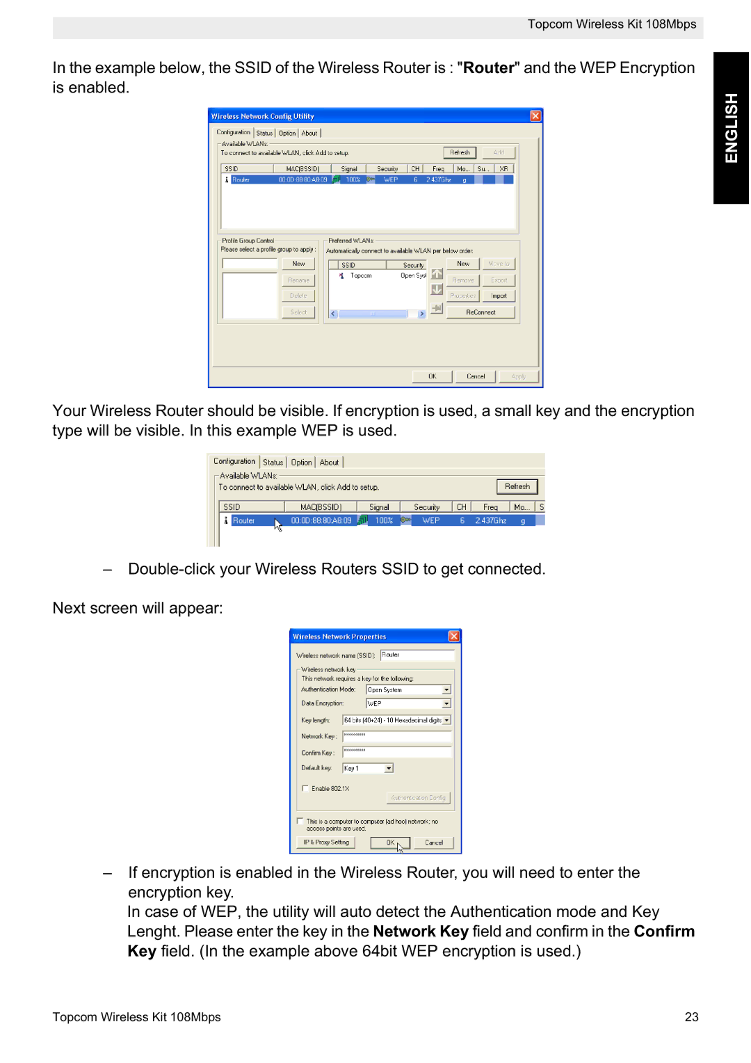 Topcom 108MBPS manual English 