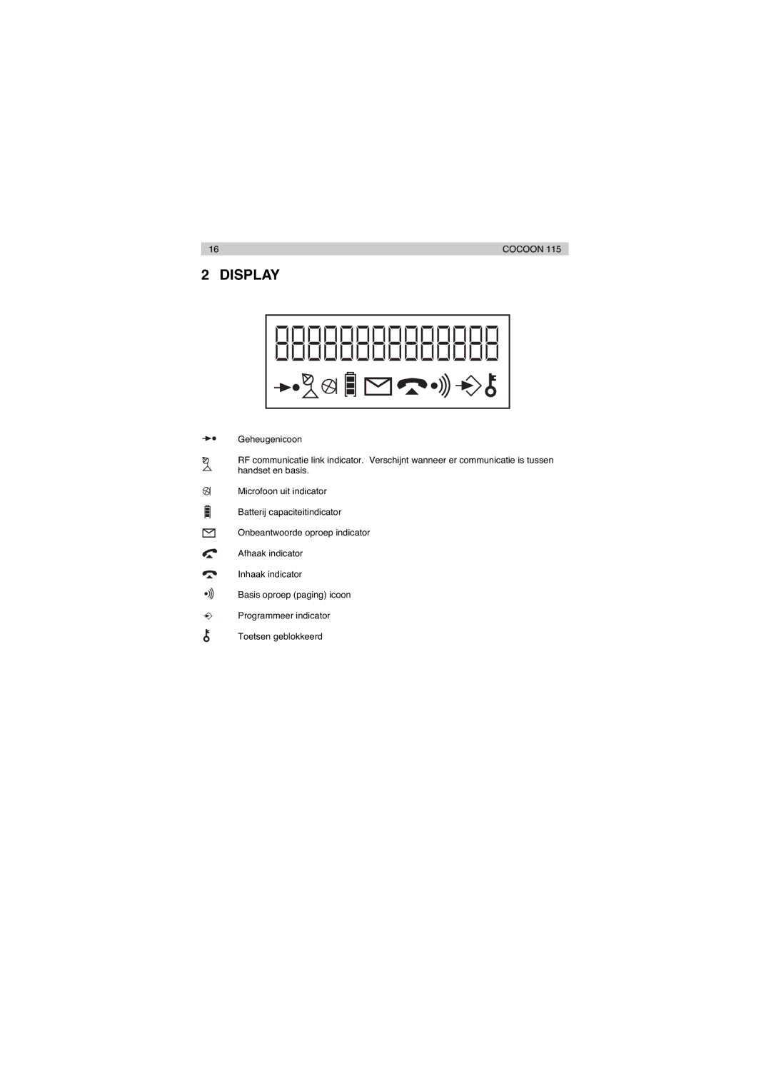 Topcom 115 manual 88888888888888 