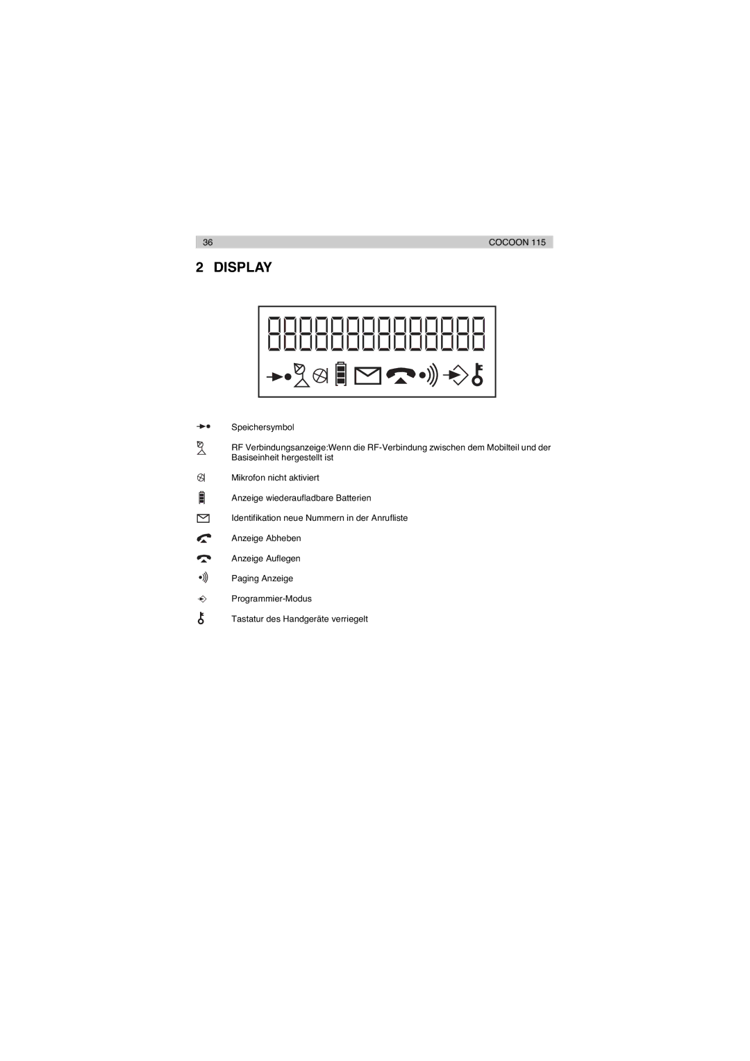 Topcom 115 manual 88888888888888 