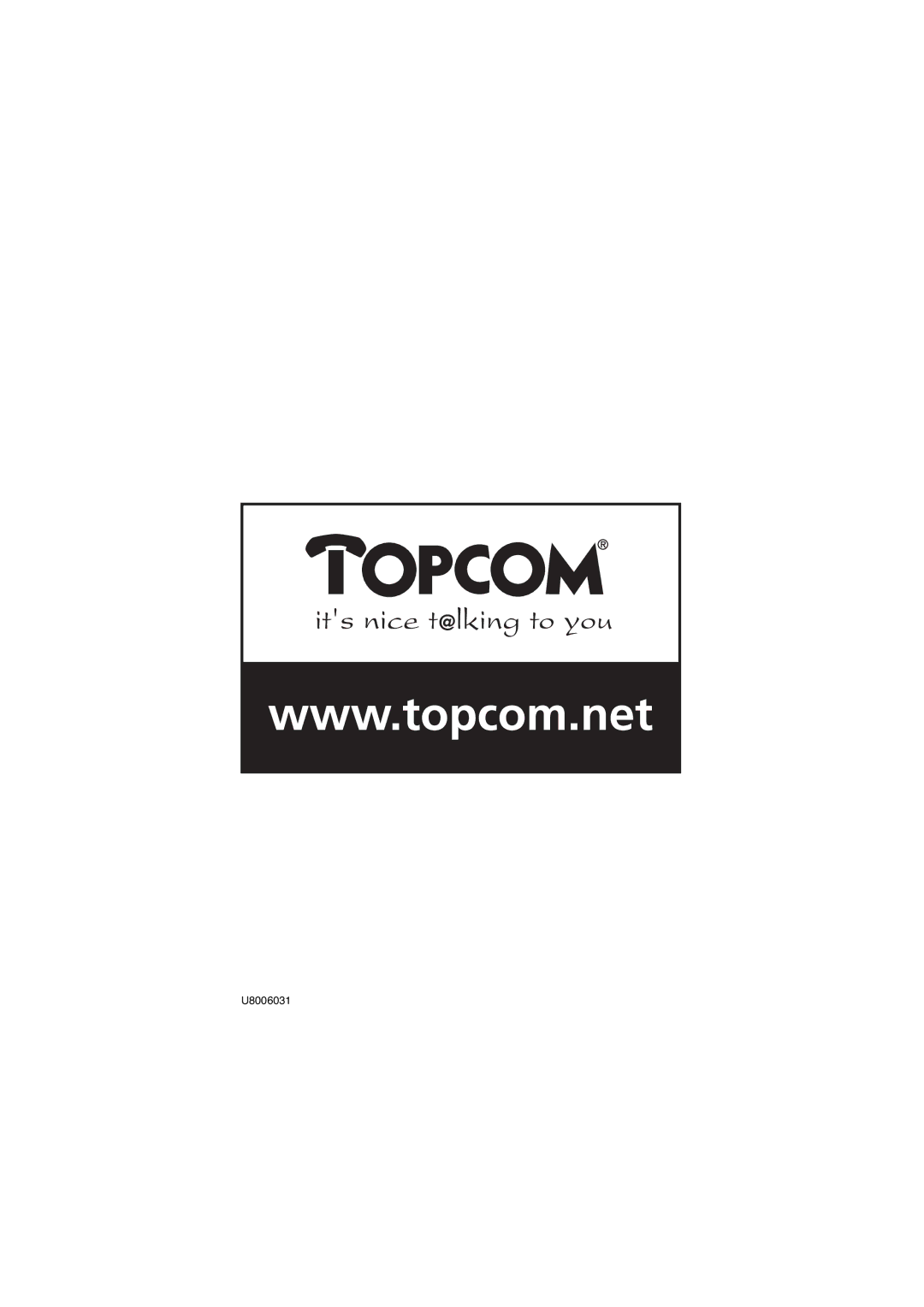 Topcom 115 manual U8006031 