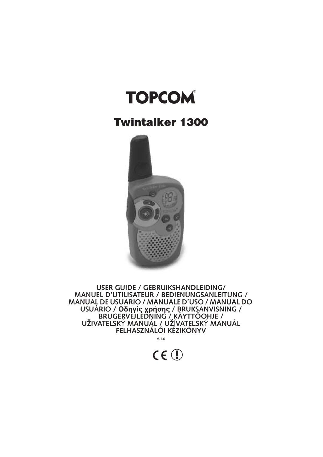 Topcom 1300 manual Twintalker 